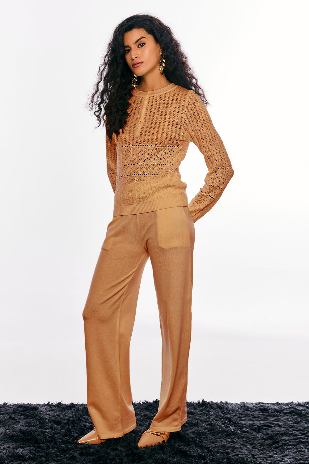 Calça Tricot Adelina Cobre