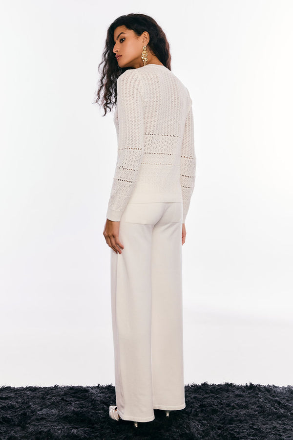 Calça Tricot Adelina Off White