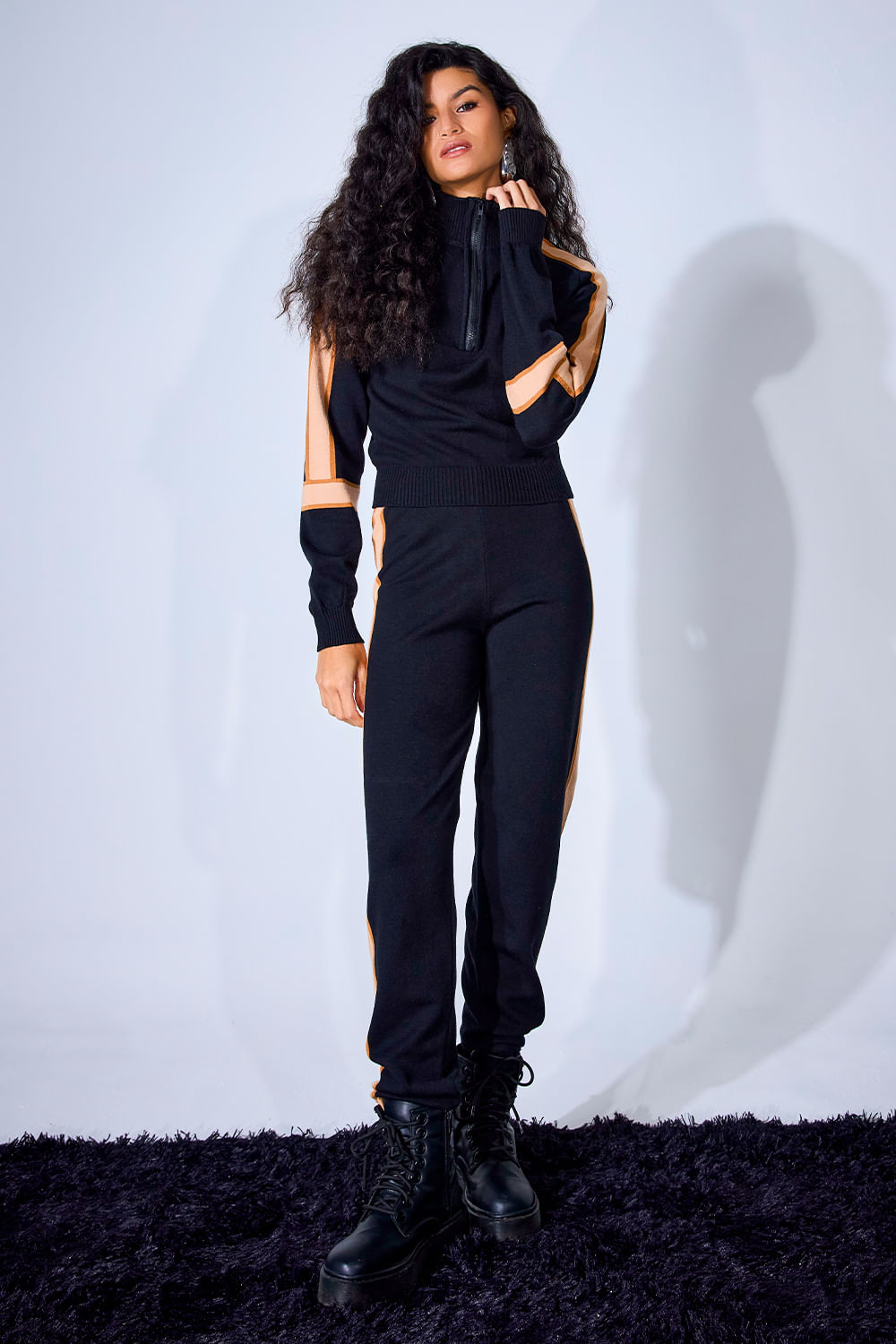 Calça Tricot Aspen Preto