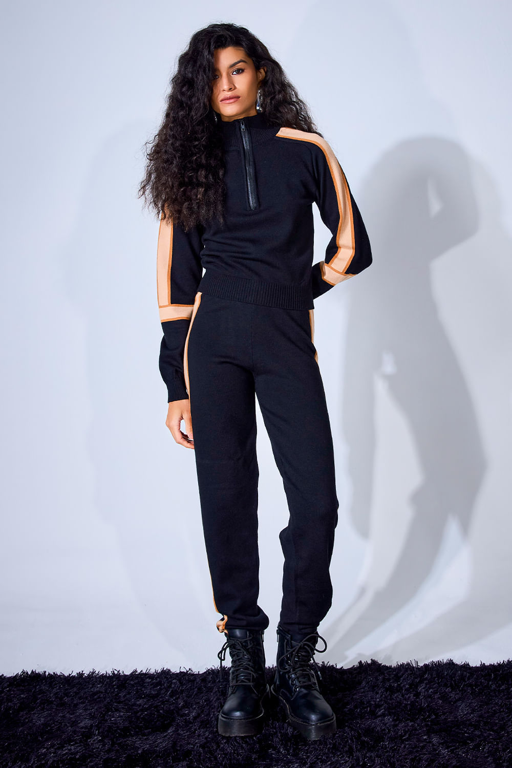Calça Tricot Aspen Preto
