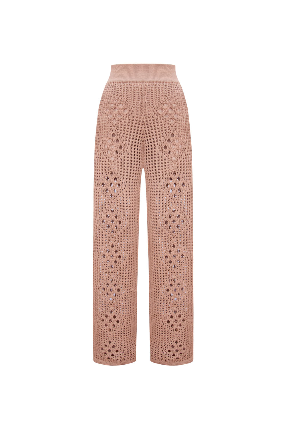 Calça Tricot Bertha Bege Toast