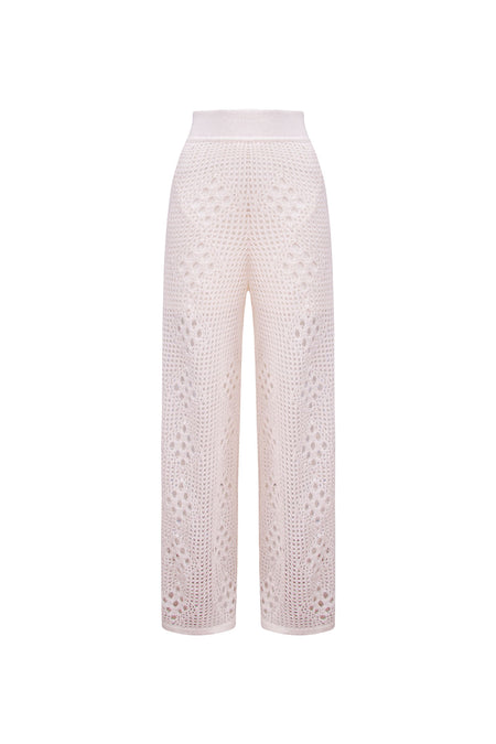 Calça Tricot Bertha Off White