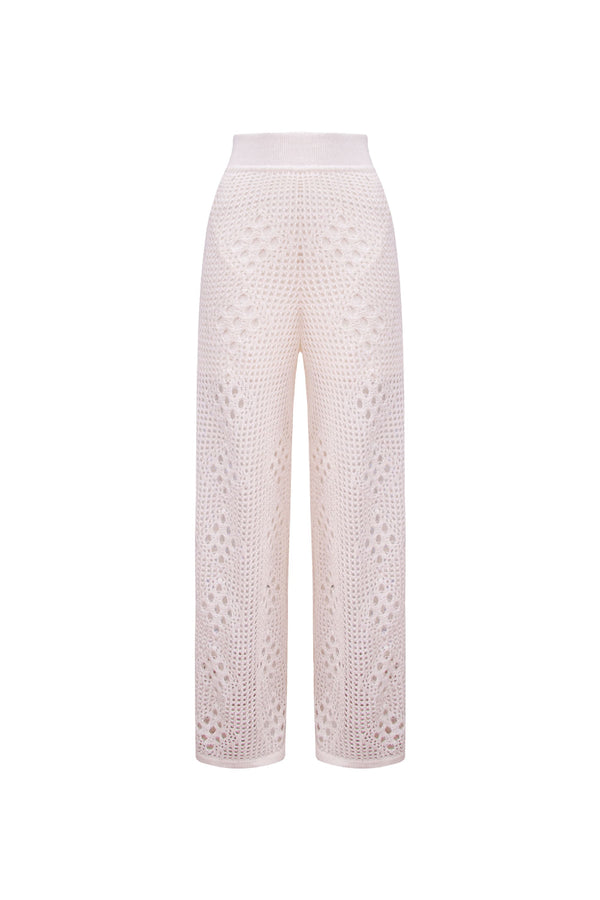 Calça Tricot Bertha Off White