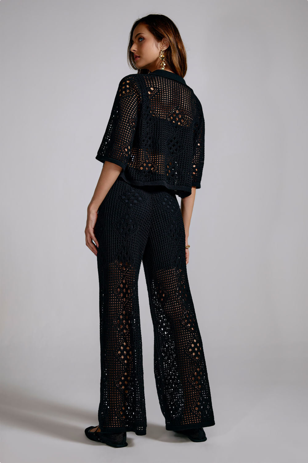 Calça Tricot Bertha Preto