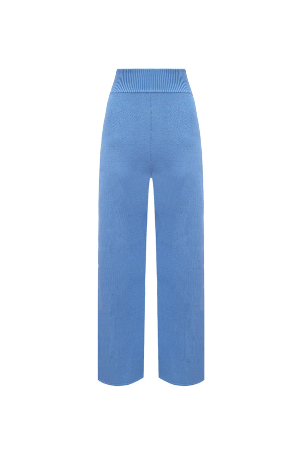 Calça Tricot Catarina Azul Celeste