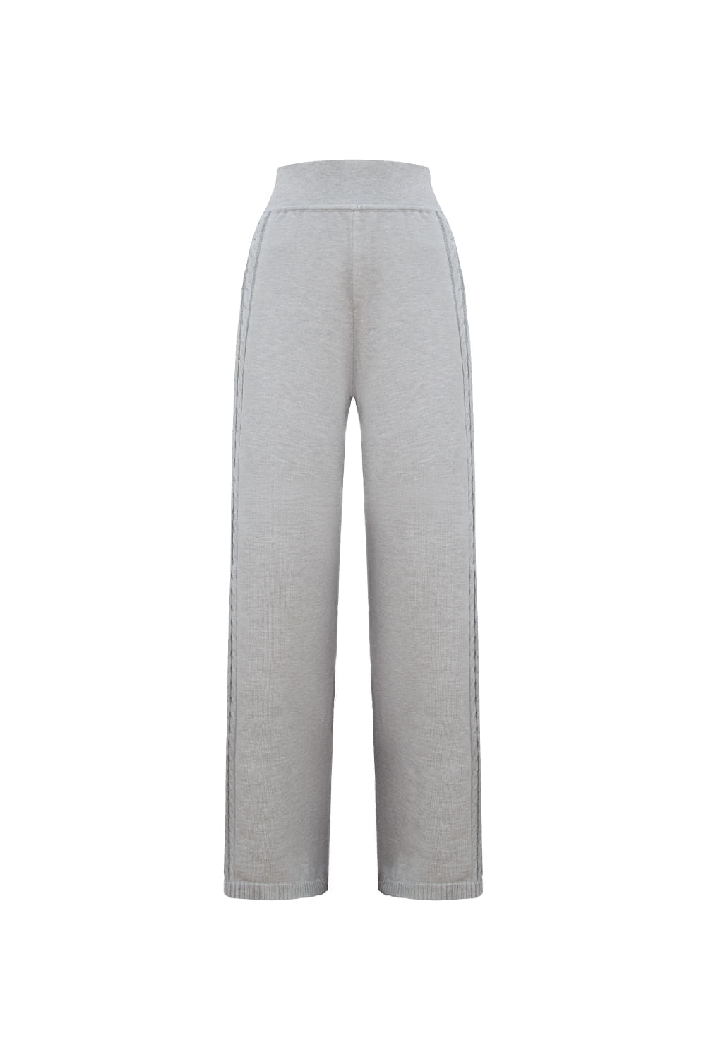 Calça Tricot Crystal Cinza Mescla