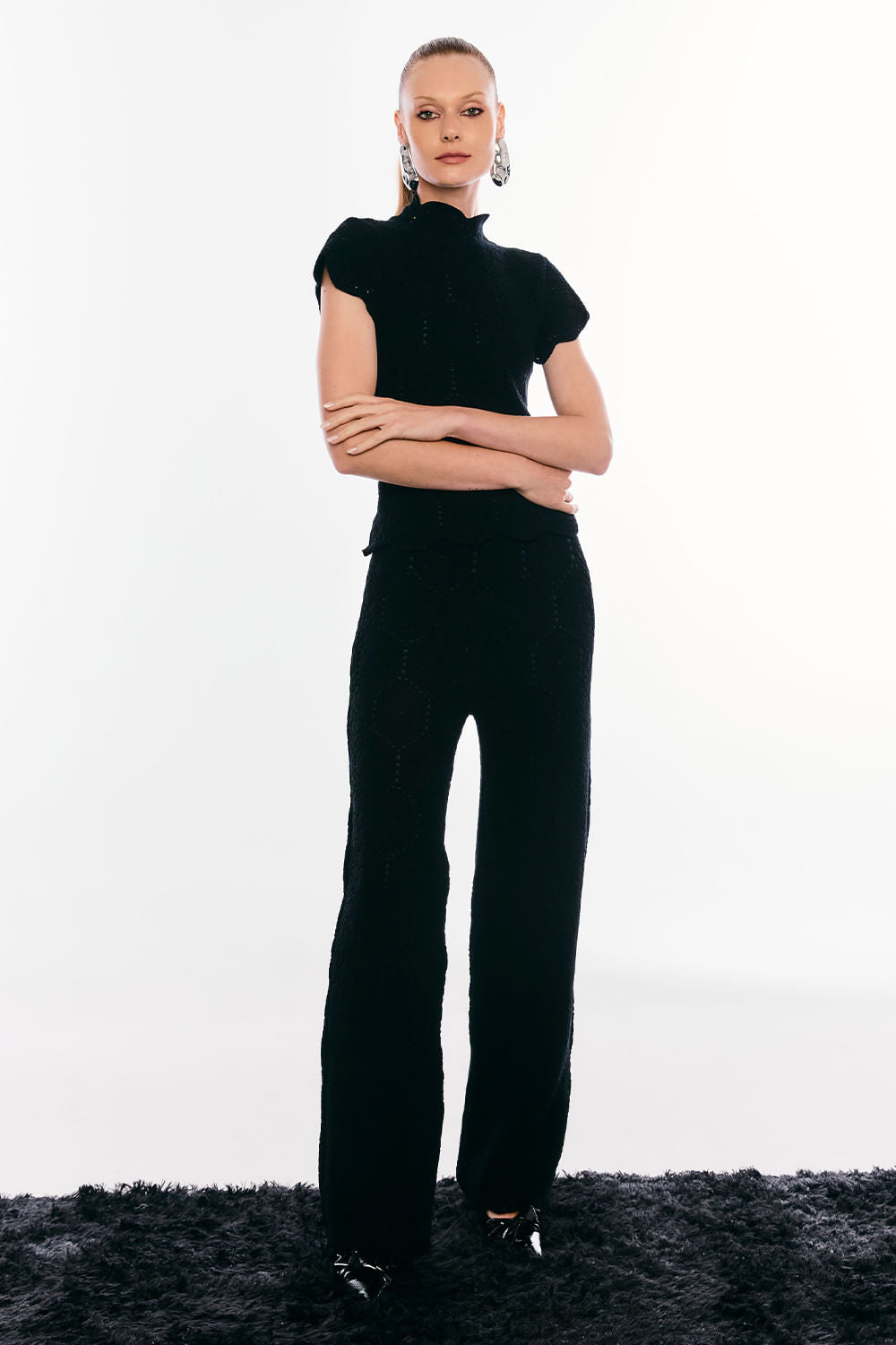 Calça Tricot Darla Preto