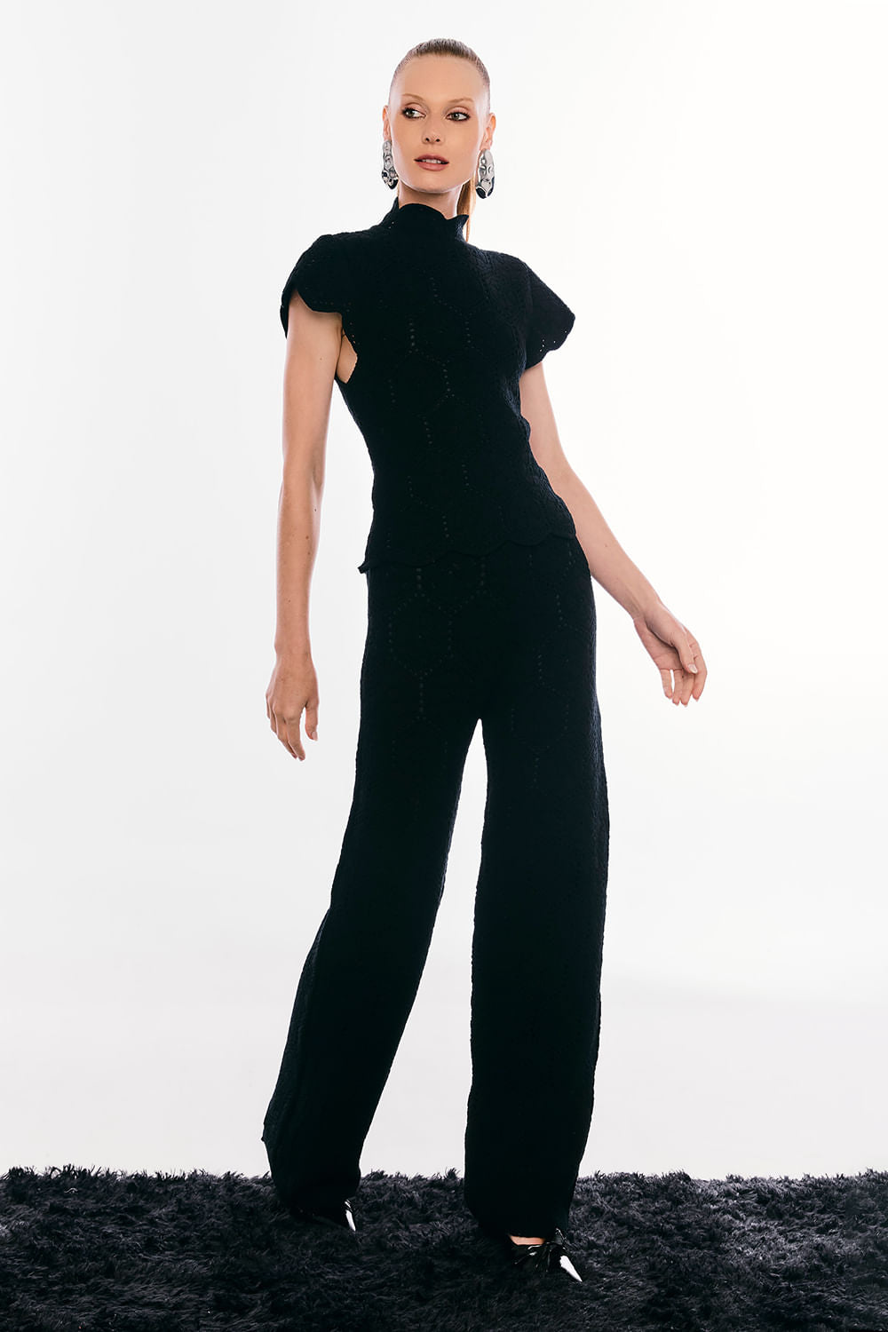 Calça Tricot Darla Preto