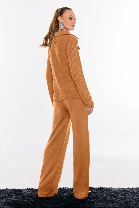 Calça Tricot Donatela Cobre