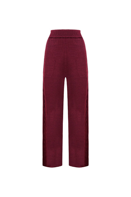 Calça Tricot Elisabete Marsala Rost