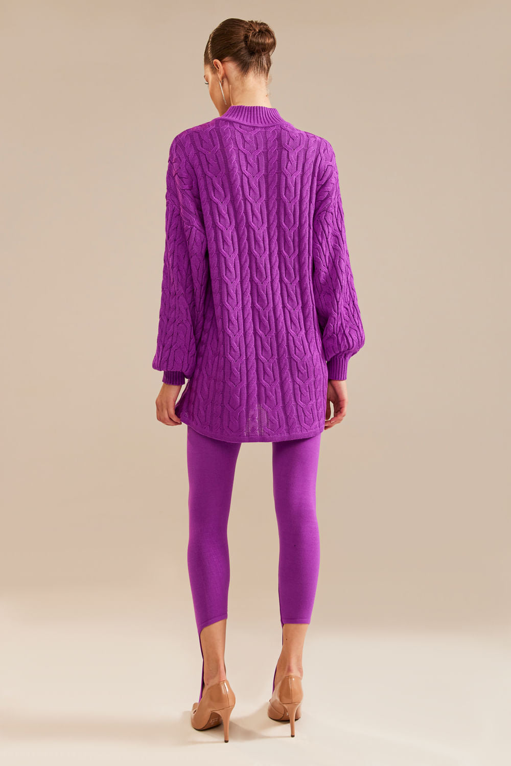 Calça Tricot Ivana Malva Violeta