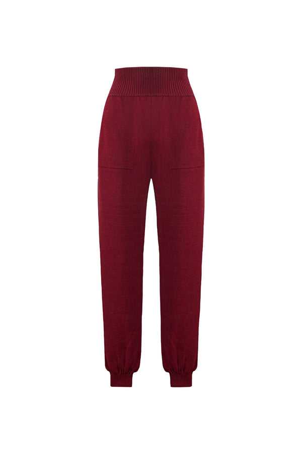 Calça Tricot Jordana Marsala Rost