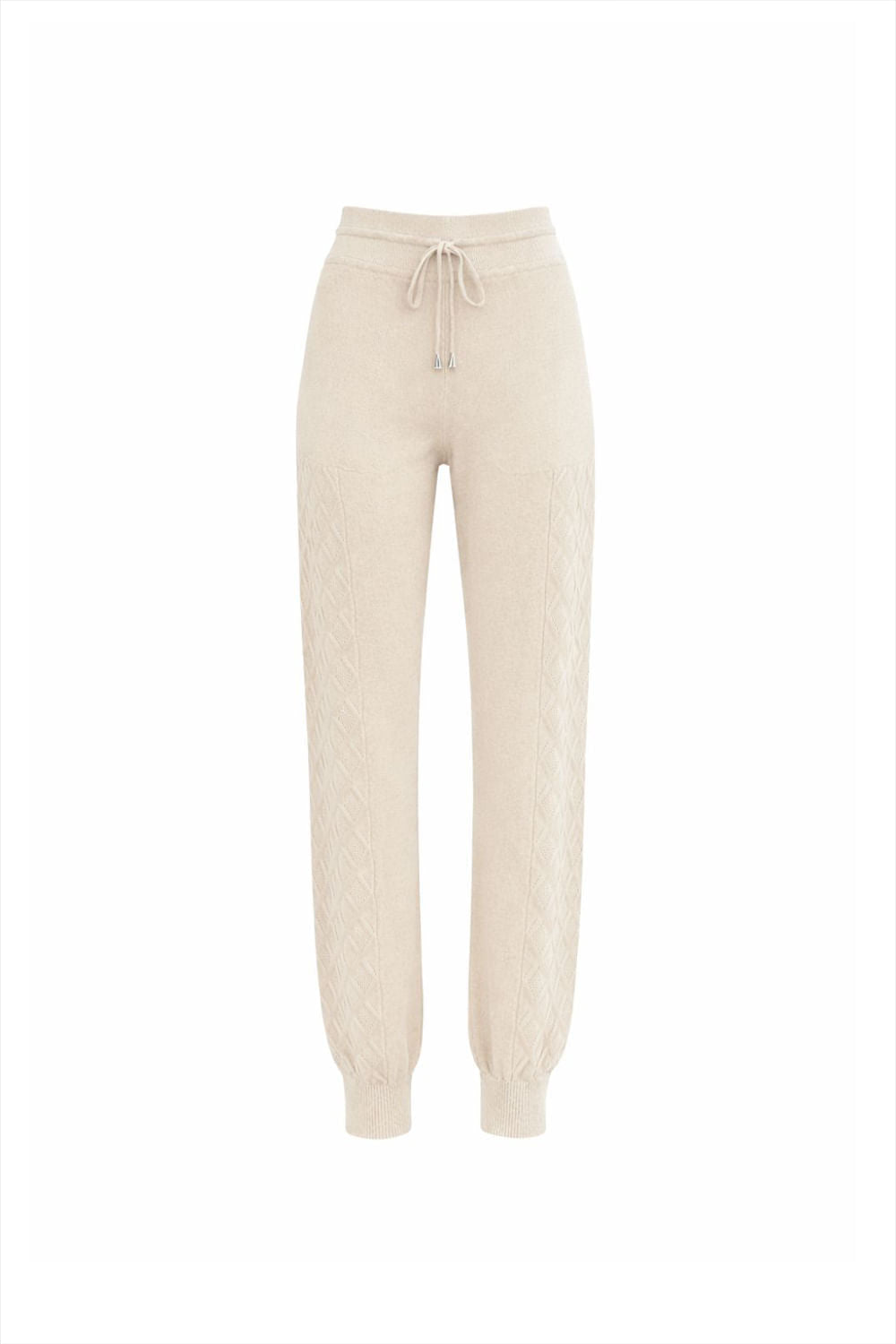 Calça Tricot Juliane Bege Areia