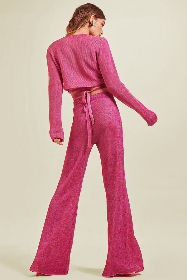 Calça Tricot Julie Pink