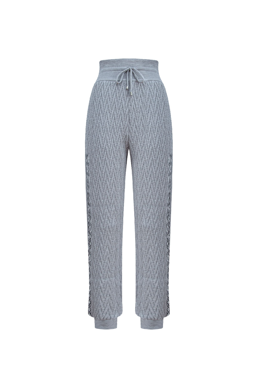 Calça Tricot Monalisa Cinza Mescla