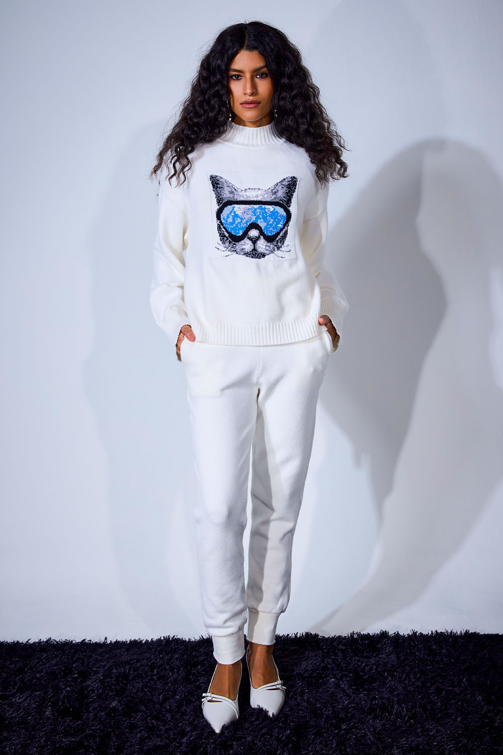 Calça Tricot Morgana Milk