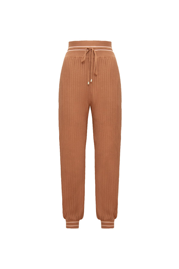 Calça Tricot Nadia Bege Latte