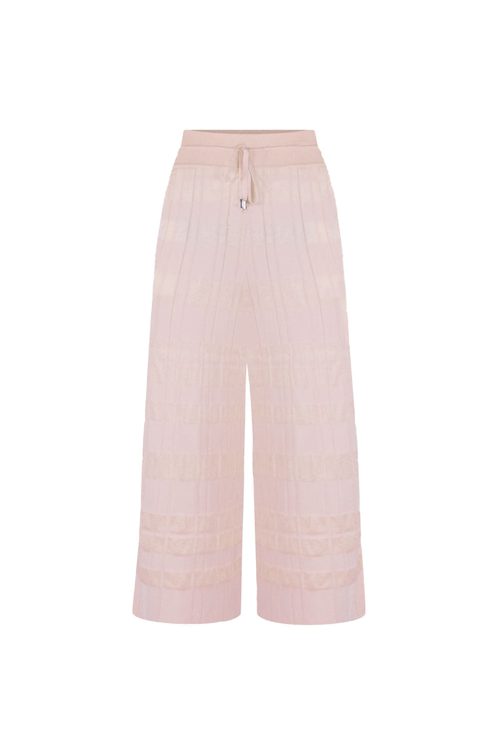 Calça Tricot Pantacourt Jane Vanilla