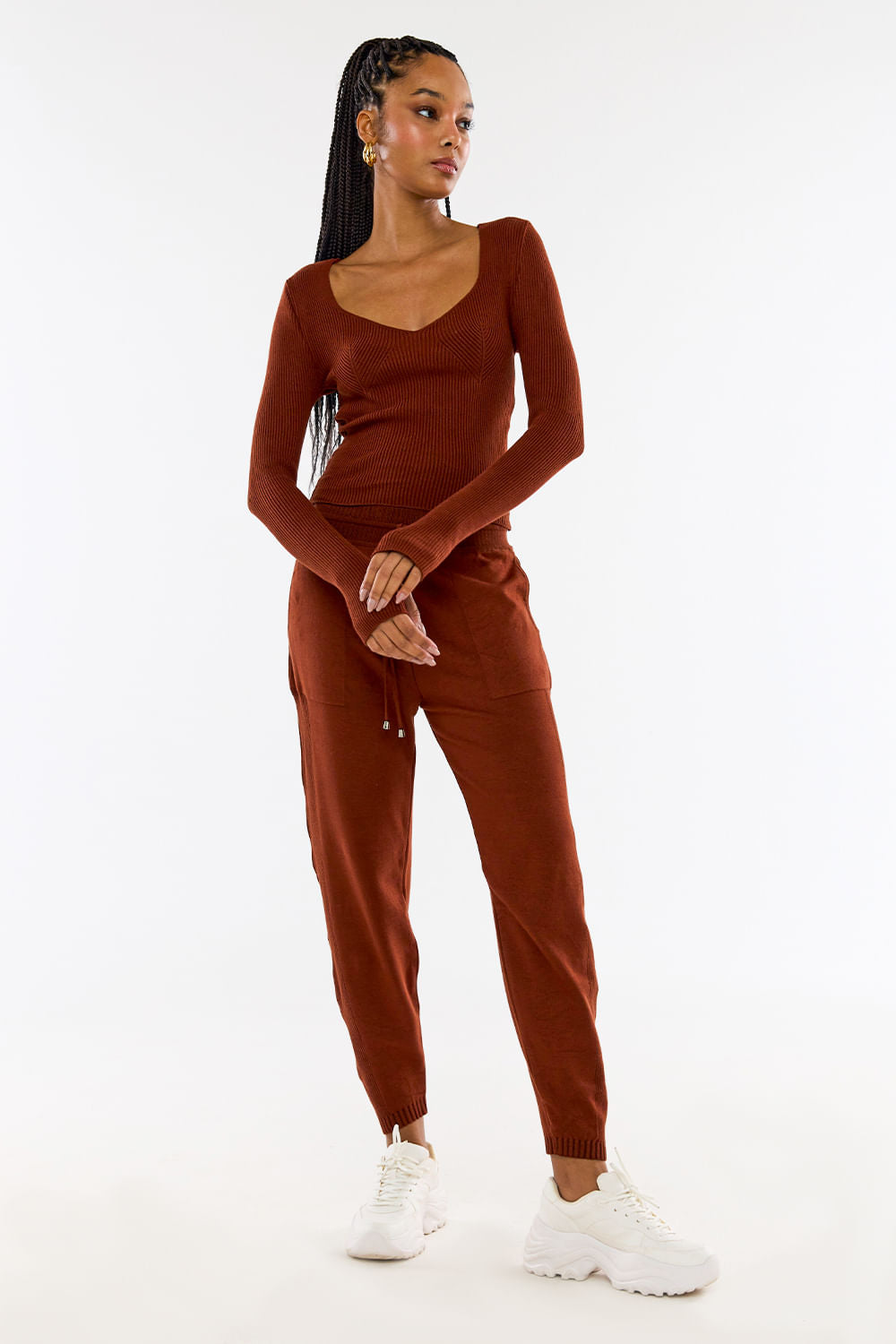 Conjunto Tricot Sofia Caramelo Desert