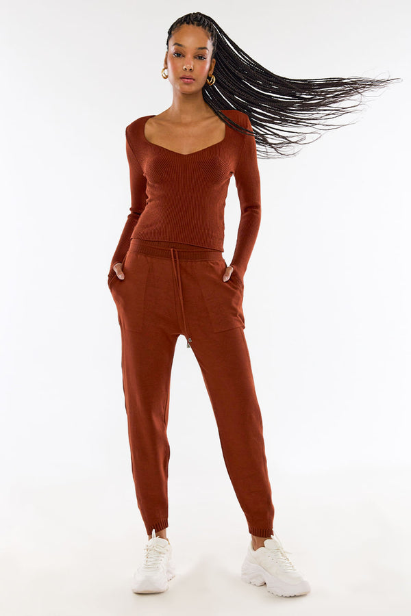 Conjunto Tricot Sofia Caramelo Desert