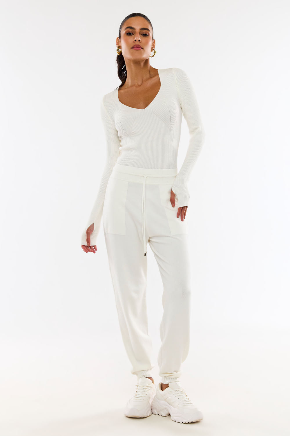 Calça Tricot Sofia Off White