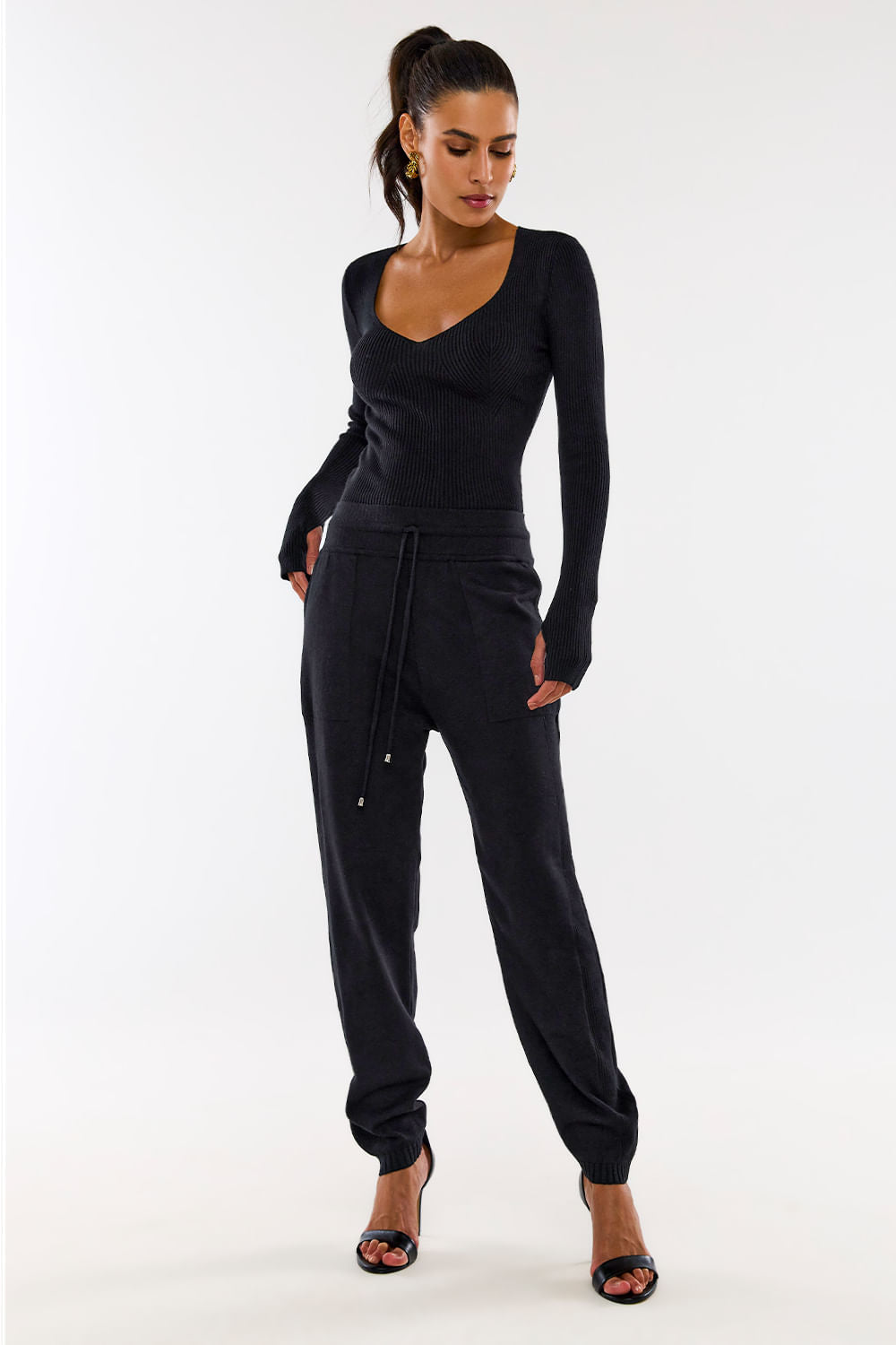 Blusa Tricot Sofia Preto