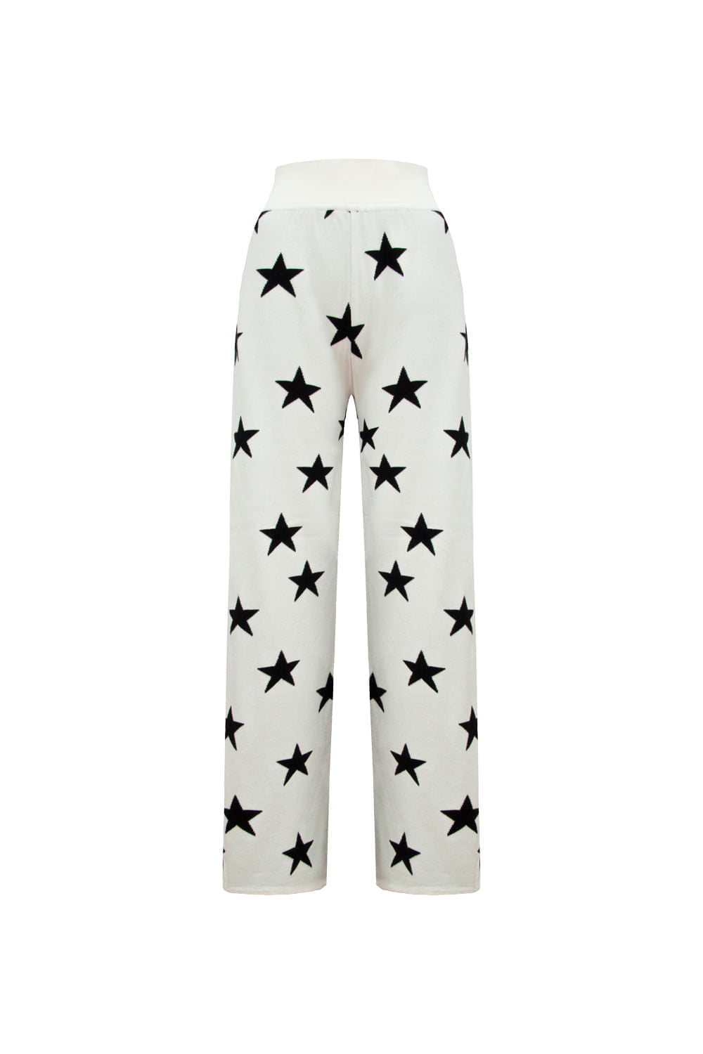 Calça Tricot Super Star Estrela Milk