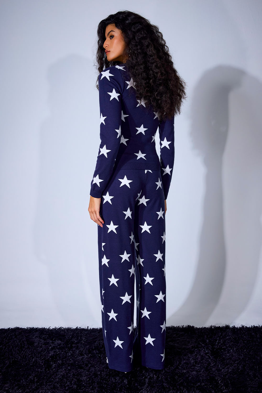 Calça Tricot Super Star Estrela Marinho