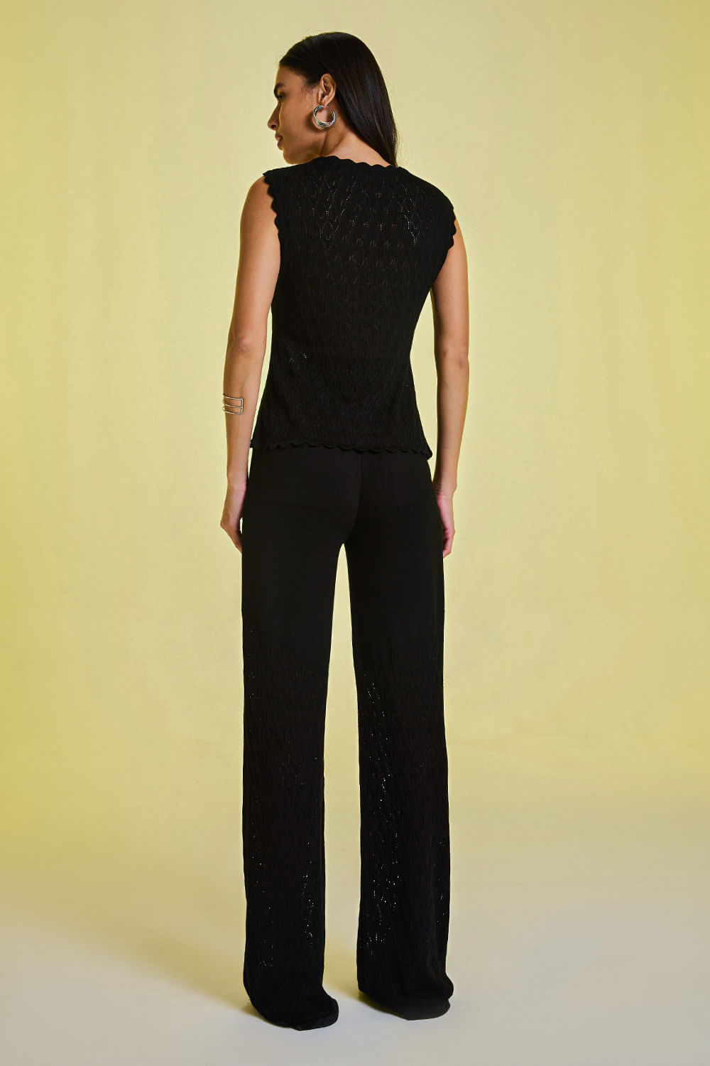 Calça Tricot Valentina Preto