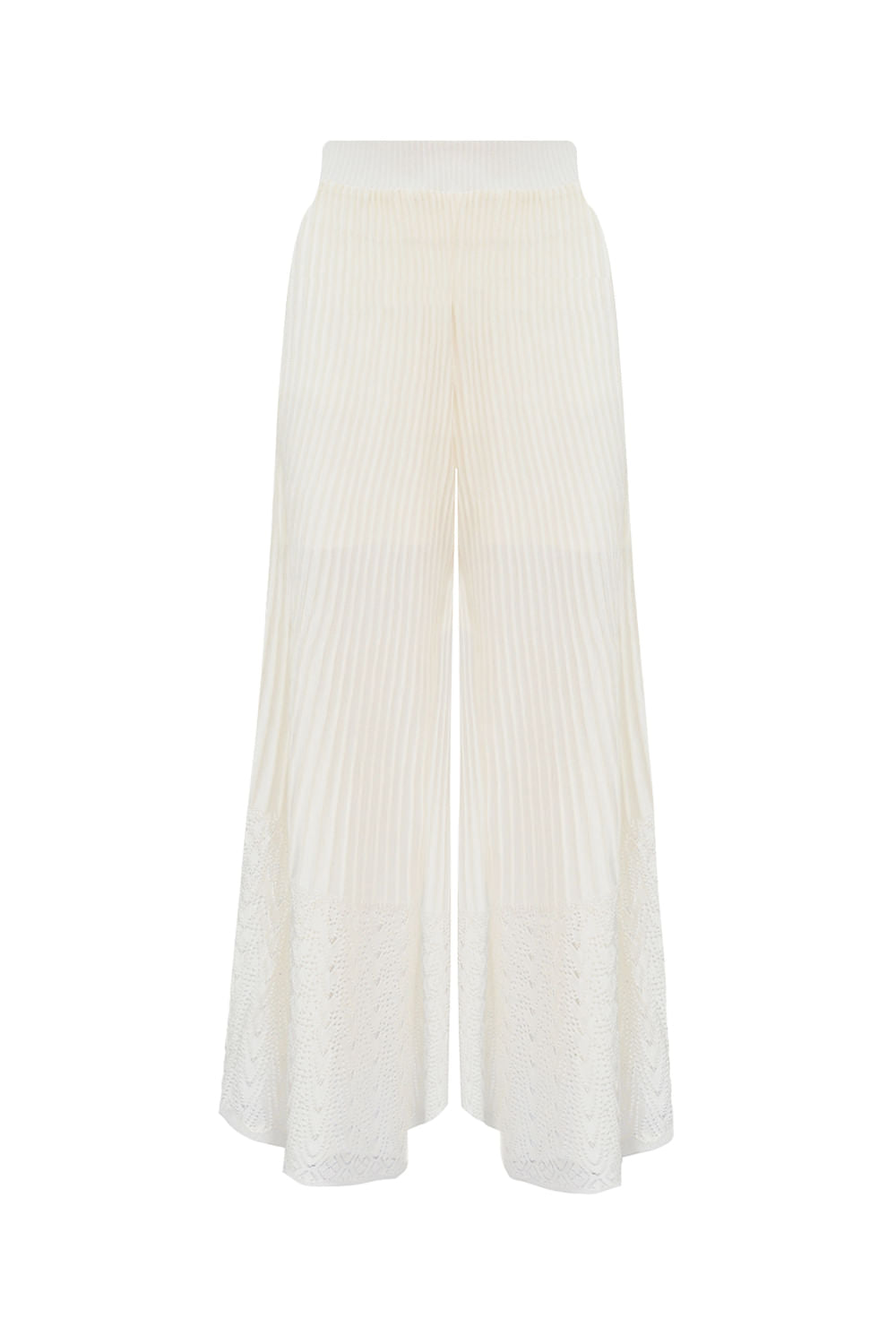 Calça Tricot Vina Off White