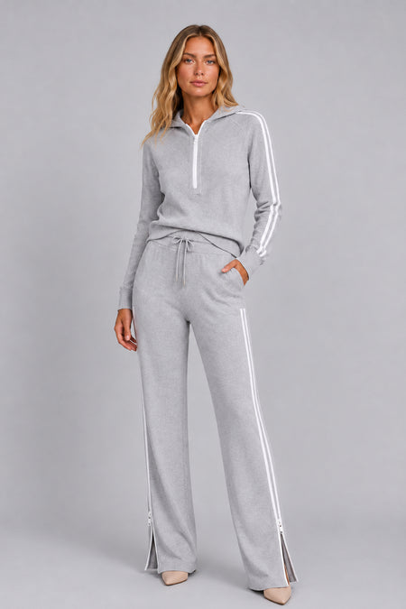Calça Tricot Elara Cinza Mescla