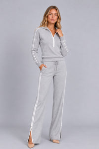 Calça Tricot Elara Cinza Mescla