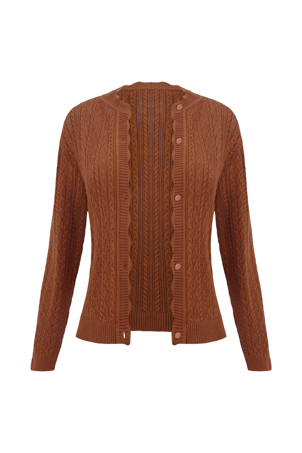 Casaco Tricot Amelie Caramelo Nutshell