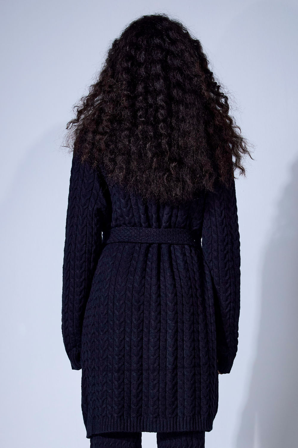 Casaco Tricot Bianca Preto