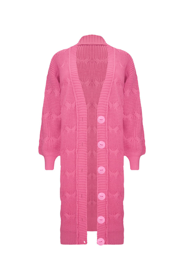 Casaco Tricot Brooke Rosa Penélope