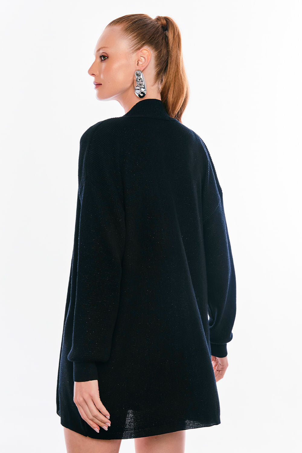 Casaco Tricot Carina Preto
