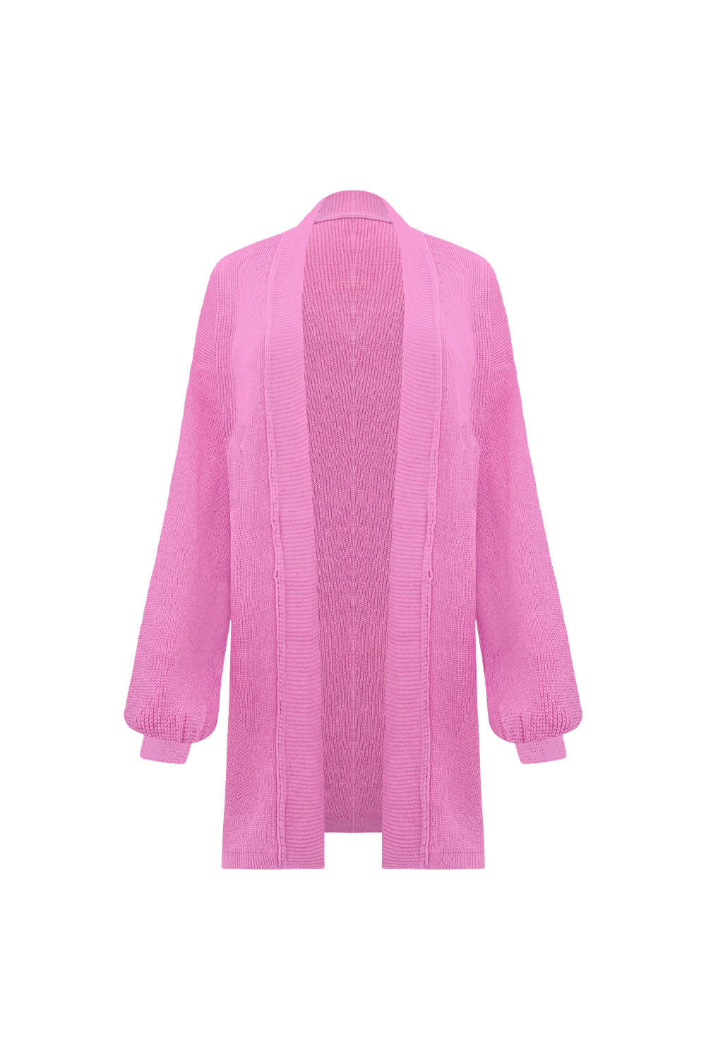Casaco Tricot Carina Rosa Candy