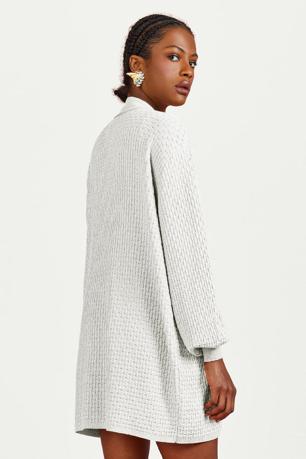 Casaco Tricot Carolina Off White