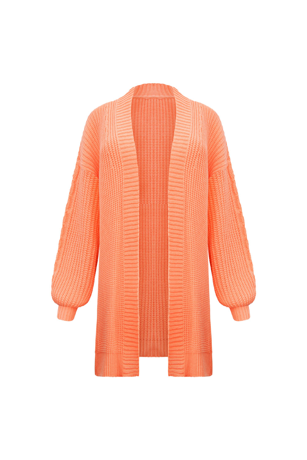 Casaco Tricot Joana Laranja Turmeric