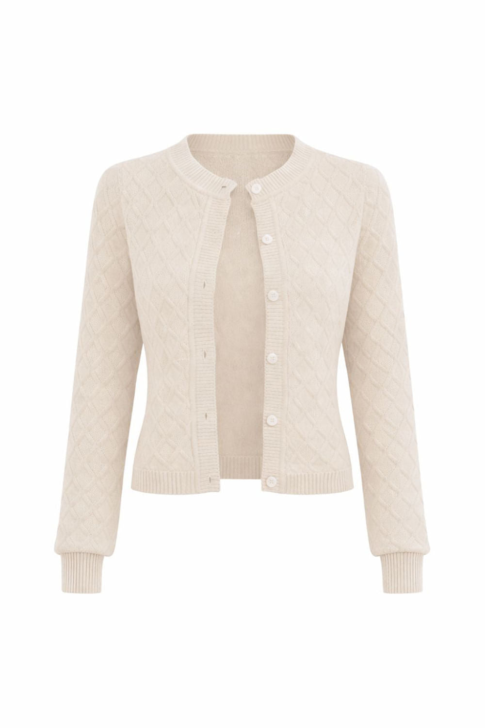 Casaco Tricot Juliane Bege Areia
