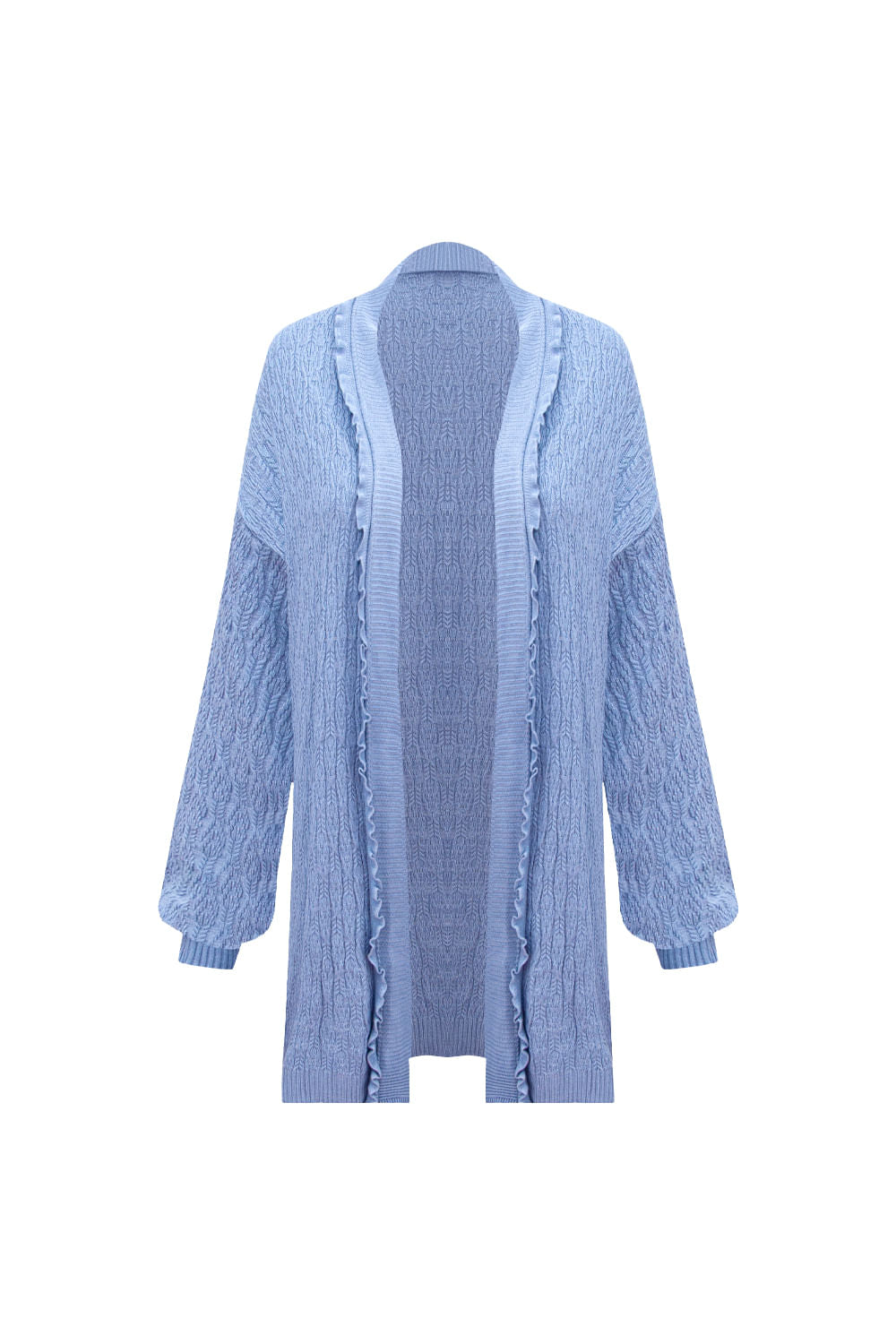 Casaco Tricot Melissa Azul
