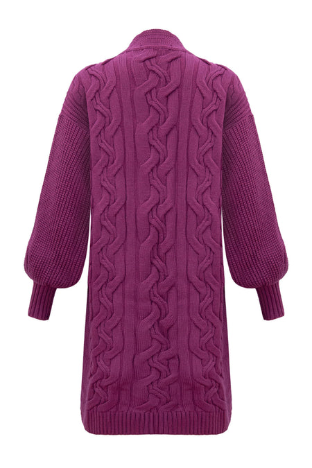 Casaco Tricot Monique Grape