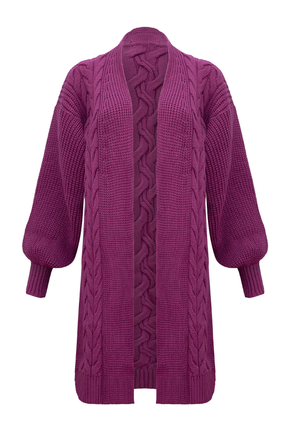 Casaco Tricot Monique Grape