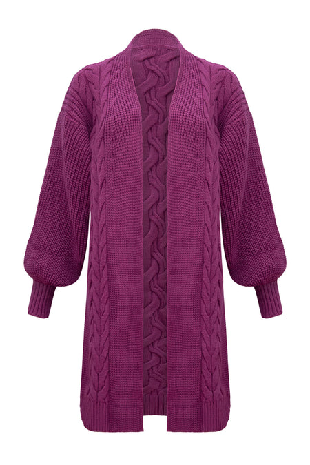 Casaco Tricot Monique Grape