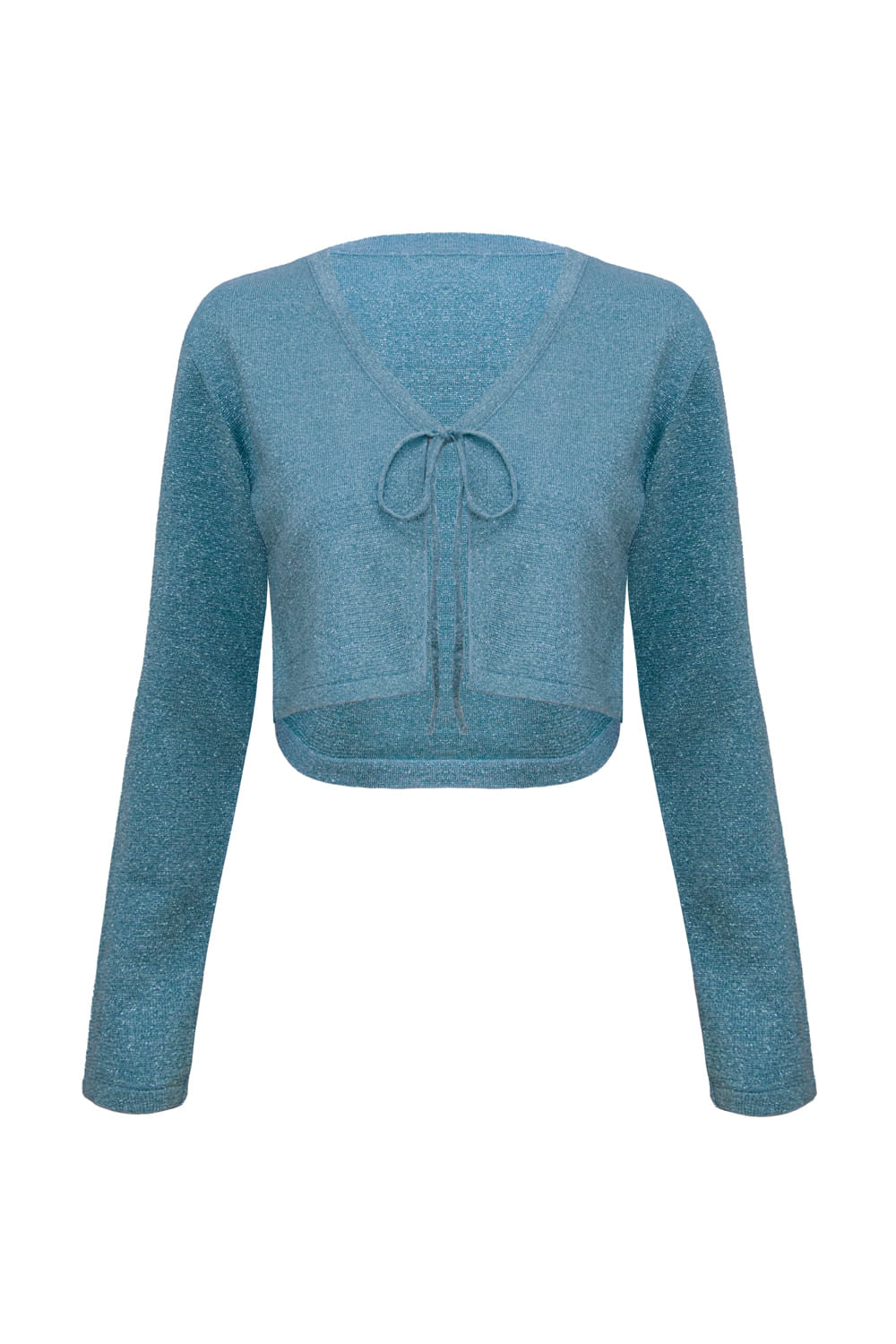 Casaco Tricot Thais Azul Sky