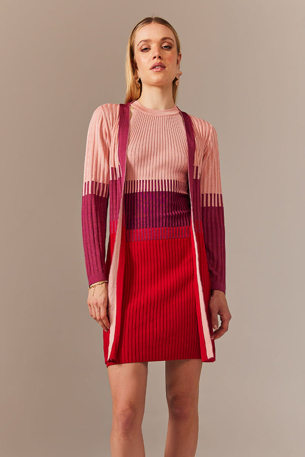 Casaco Tricot Vanessa Vermelho