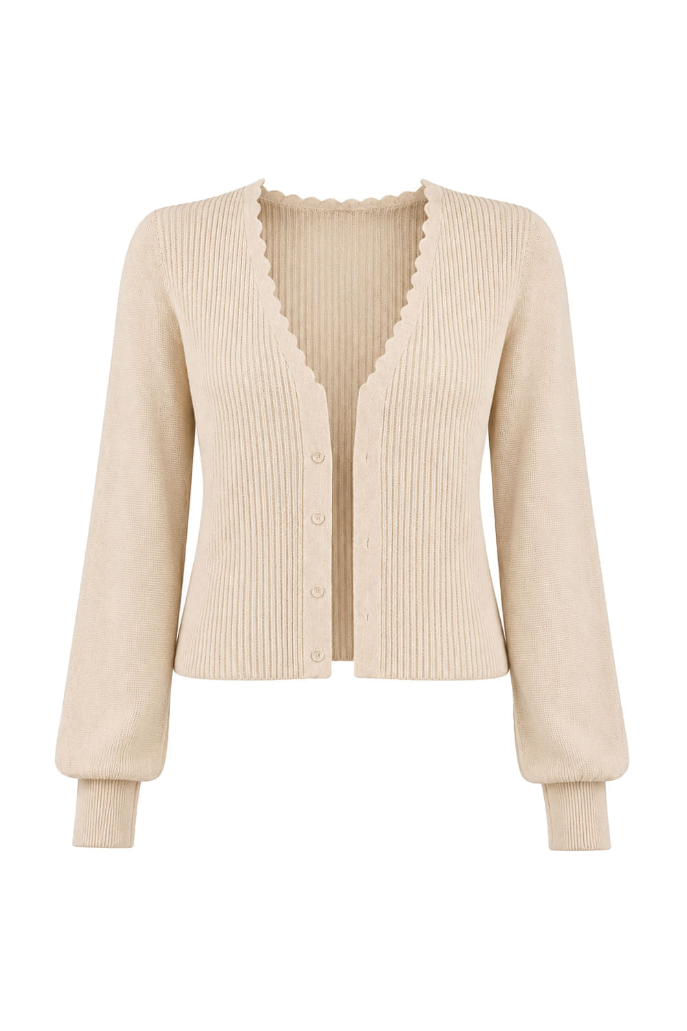 Casaco Tricot Yara Bege Field