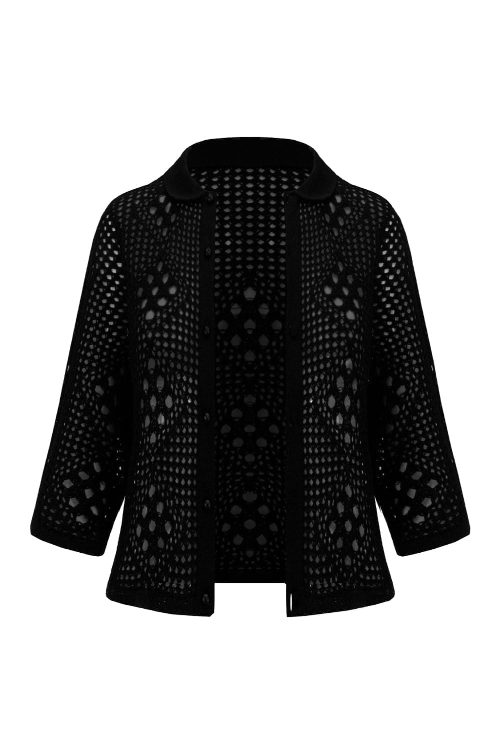Casaco Tricot Bertha Preto