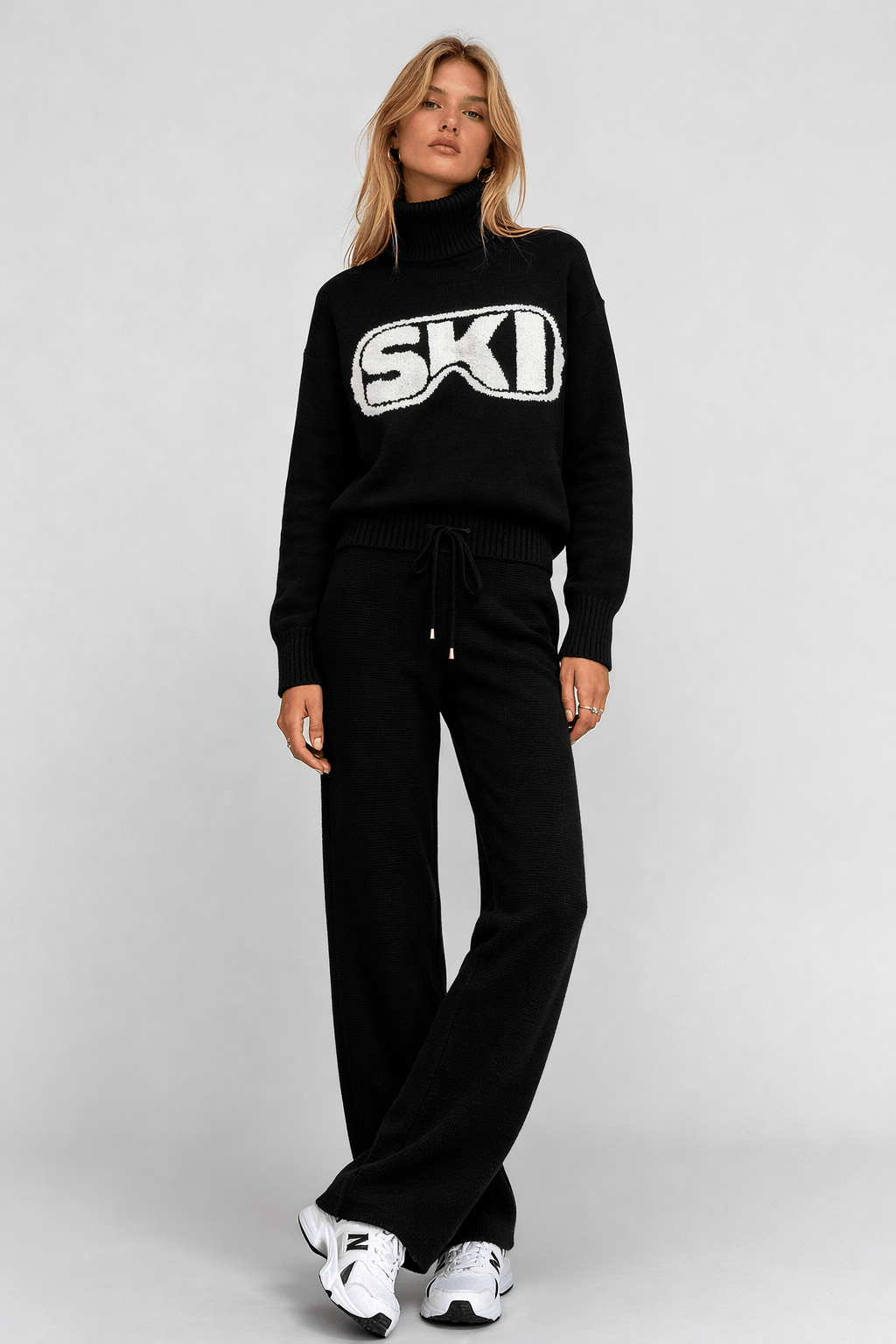 Calça Tricot Nivea Ski Preto