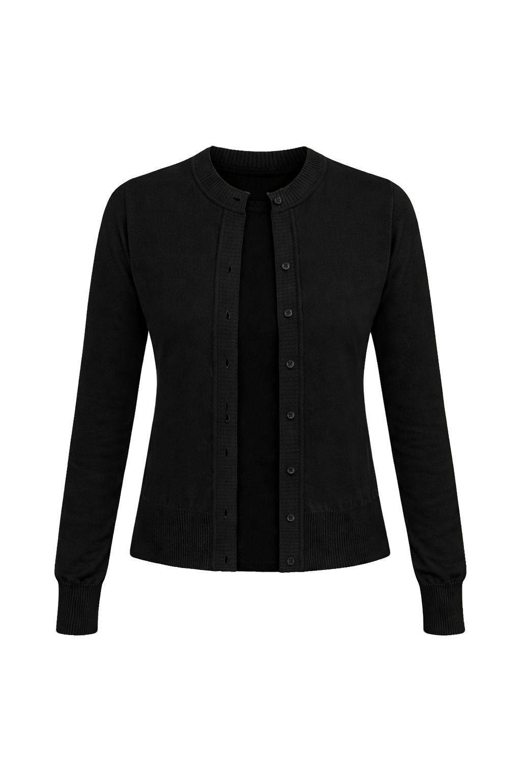 Casaco Tricot Bia Preto
